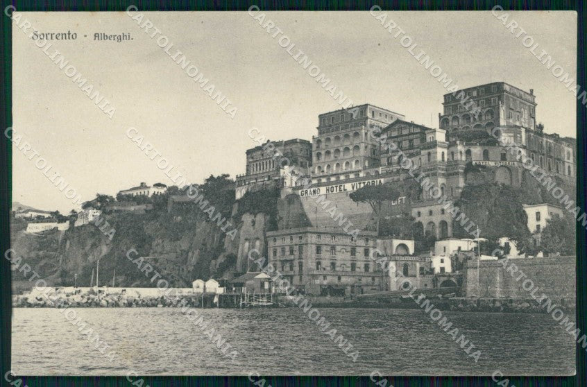 Napoli Sorrento Grand Hotel Vittoria Alberghi Brunner 10728 cartolina RT0870 – fronte