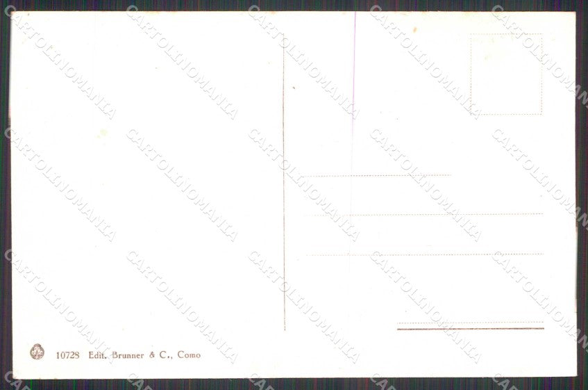 Napoli Sorrento Grand Hotel Vittoria Alberghi Brunner 10728 cartolina RT0870 – retro