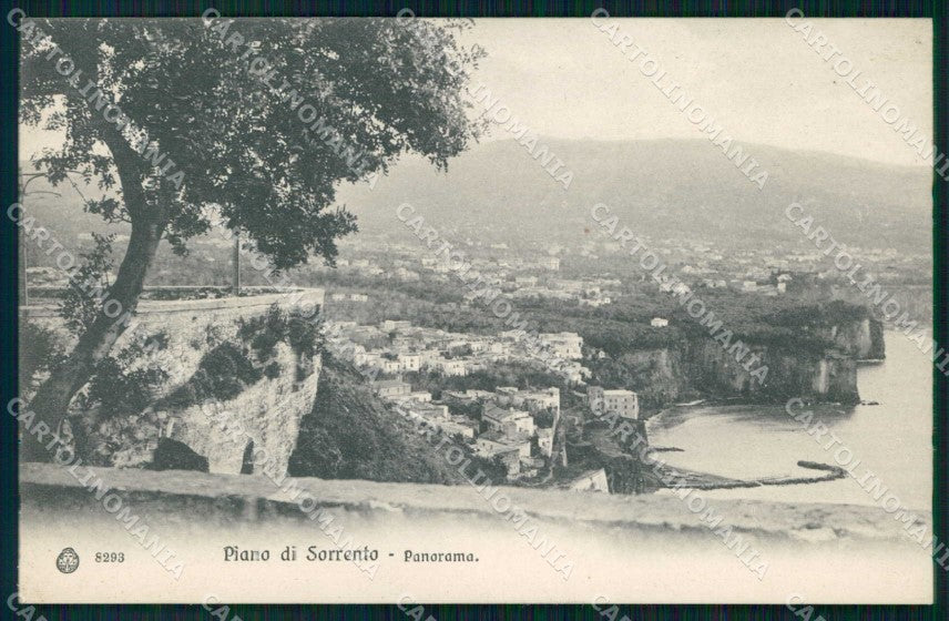 Napoli Sorrento Piano di Sorrento Brunner 8293 cartolina RT0873 – fronte