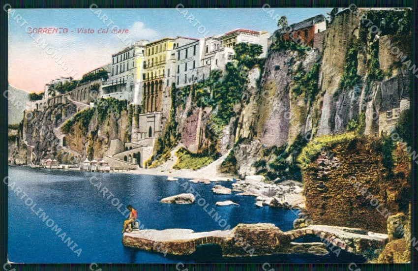 Napoli Sorrento Vista sul Mare cartolina RT0882 – fronte