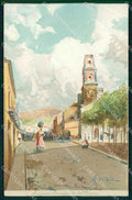 Napoli Sorrento Campanile del Duomo Ricciardi cartolina RT0889 – fronte