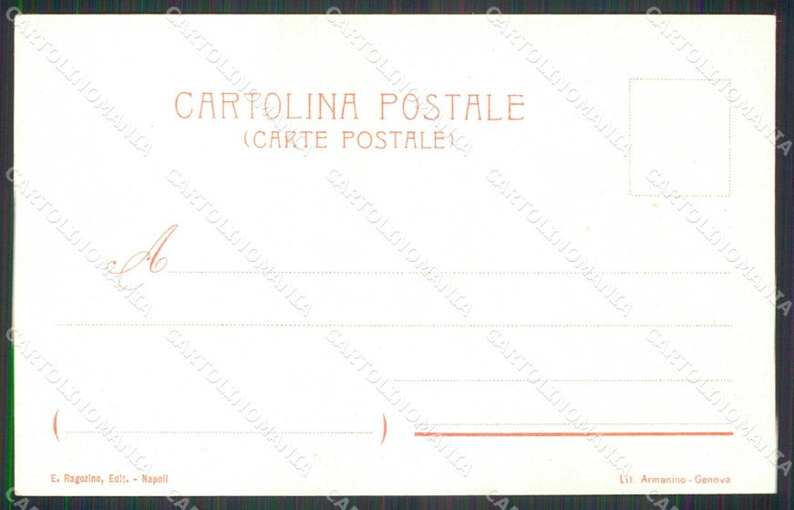 Napoli Sorrento Vico Equense Ricciardi cartolina RT0890 – retro