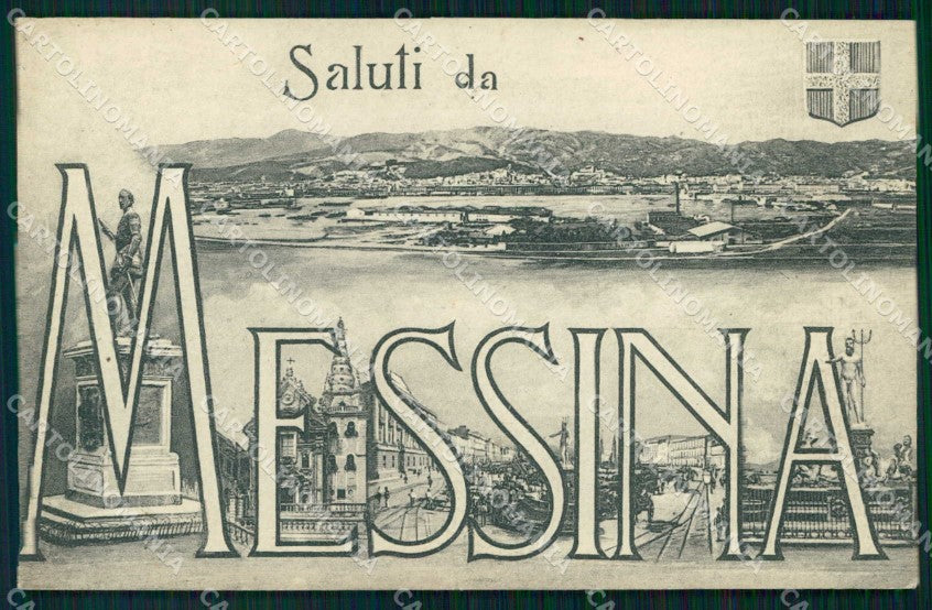 Messina Città Saluti da Alterocca 30449 cartolina RT0906 – fronte
