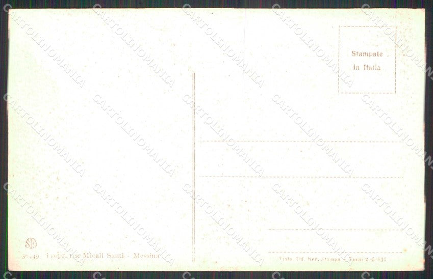 Messina Città Saluti da Alterocca 30449 cartolina RT0906 – retro