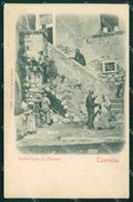 Messina Taormina Cortile Casa Floresta Stengel 13068 cartolina RT0917 – fronte