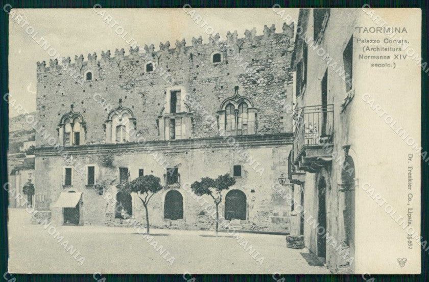 Messina Taormina Palazzo Corvaia Trenkler 25662 cartolina RT0920 – fronte