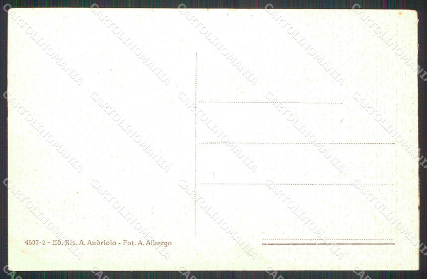 Messina Lipari Marina Lunga Case di Pescatori ABRASA cartolina RT0921 – retro