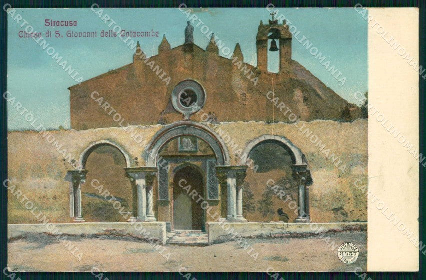 Siracusa Città Chiesa San Giovanni Alterocca 3457 STRAPPINO cartolina RT0928 – fronte