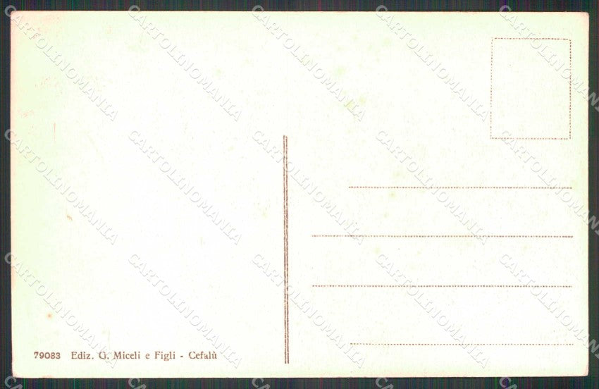 Palermo Cefalù Cattedrale cartolina RT0930 – retro