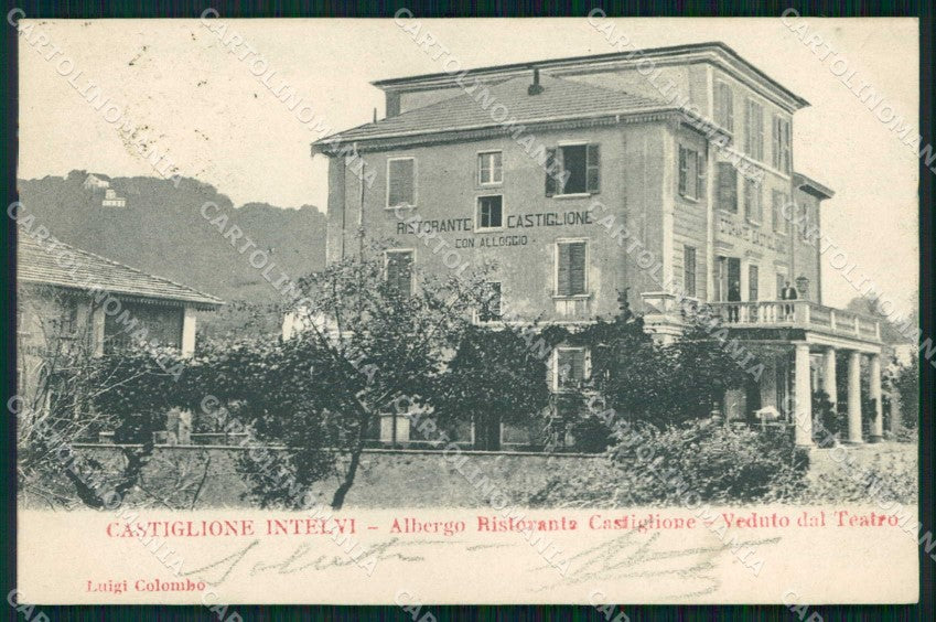 Como Centro Valle Intelvi Castiglione Albergo Ristorante cartolina RT0943 – fronte