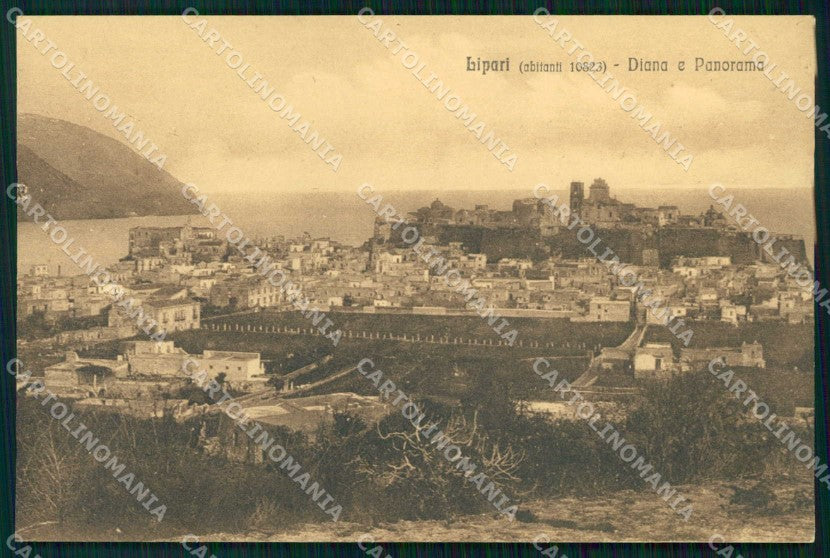 Messina Lipari Diana Tonelli 3052 cartolina RT0956 – fronte