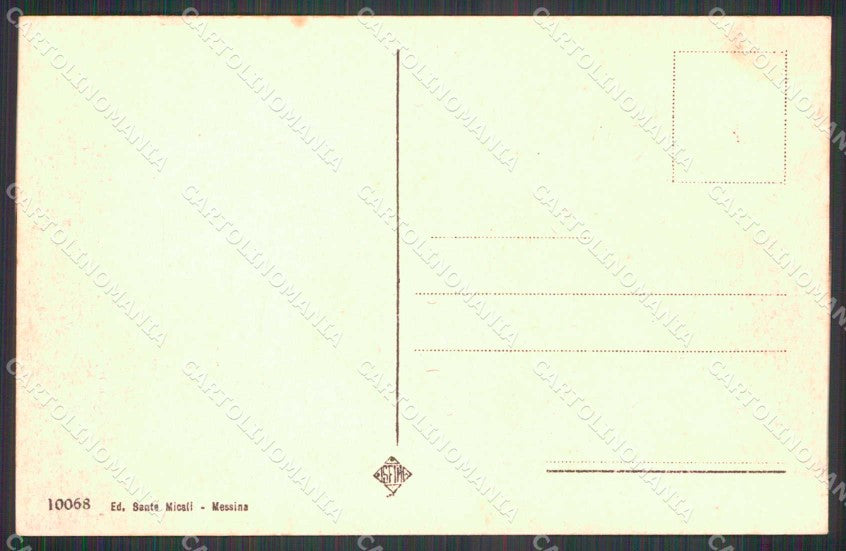 Messina Città Camera di Commercio cartolina RT0965 – retro