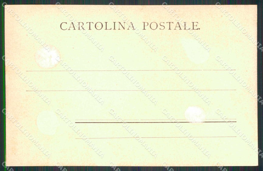 Messina Città Fontana del Nettuno Municipio Rommler 14557 cartolina RT0968 – retro