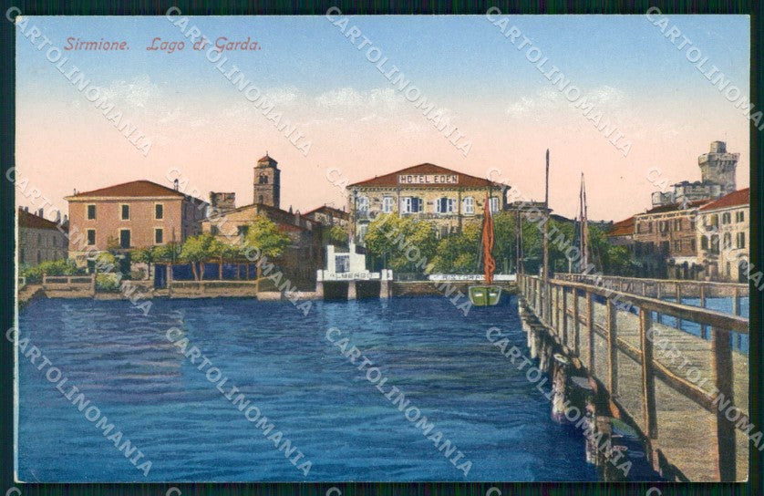 Brescia Sirmione Lago di Garda Hotel Eden cartolina RT0979 – fronte