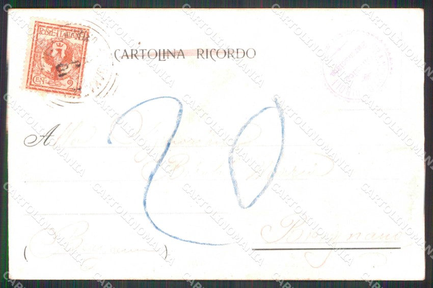 Lecco San Zenone Strada da Olgiate Molgora cartolina RT0983 – retro