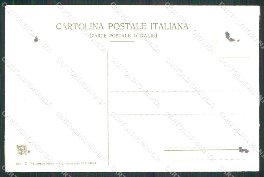 Verbania Iselle Sempione Fletschorn ABRASA cartolina RT1008 – retro