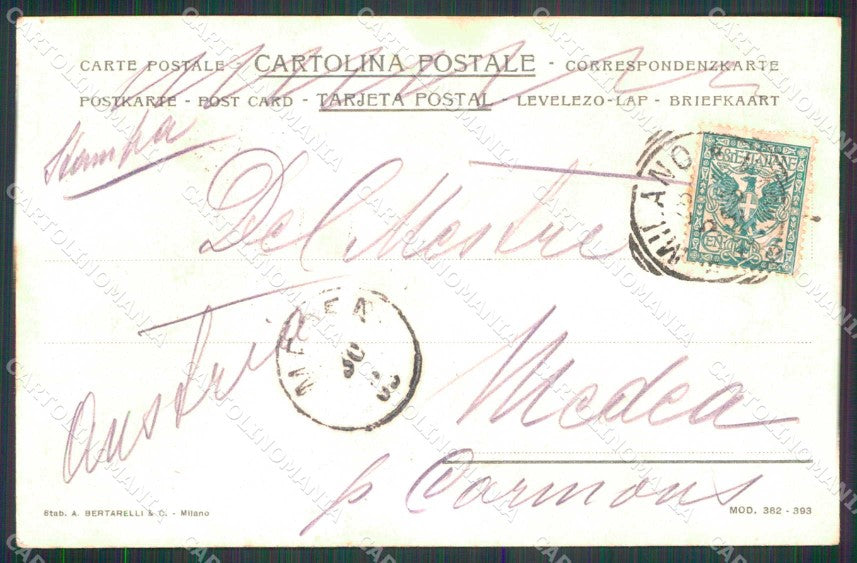 Verbania Varzo Ponte sul Diveria Fernet Branca Pubblicitaria cartolina RT1019 – retro