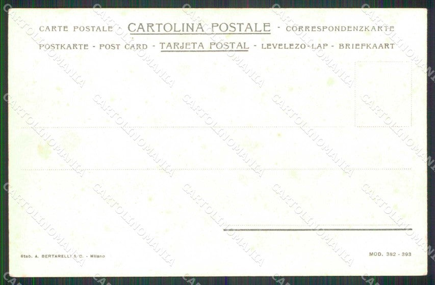 Svizzera Canton Vallese Briga Fernet Branca Pubblicitaria cartolina RT1022 – retro