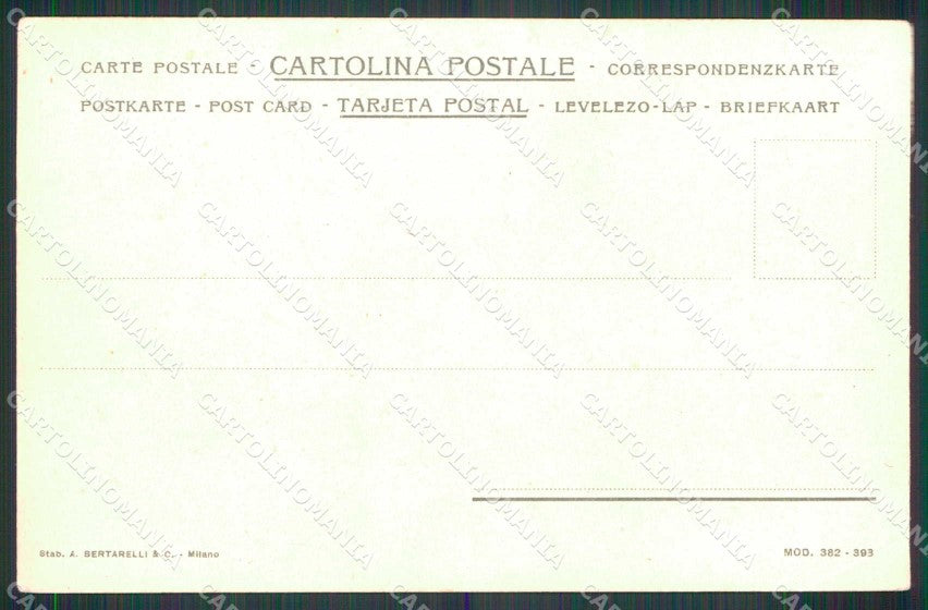 Svizzera Canton Vallese Briga Fernet Branca Pubblicitaria cartolina RT1023 – retro