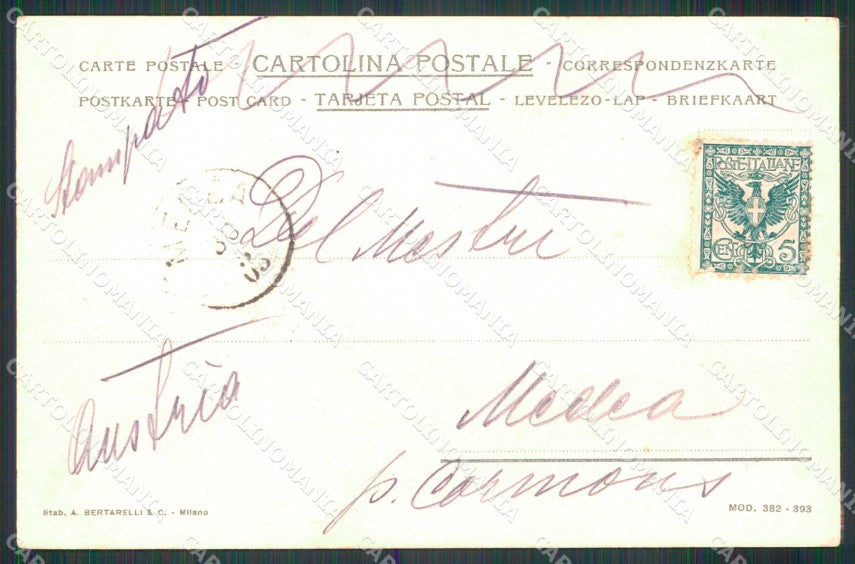 Svizzera Canton Vallese Briga Fernet Branca Pubblicitaria cartolina RT1024 – retro