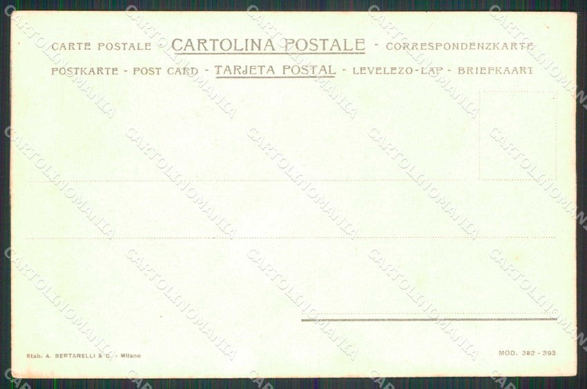 Verbania Iselle Imbocchi del Tunnel Treno Fernet Branca cartolina RT1031 – retro