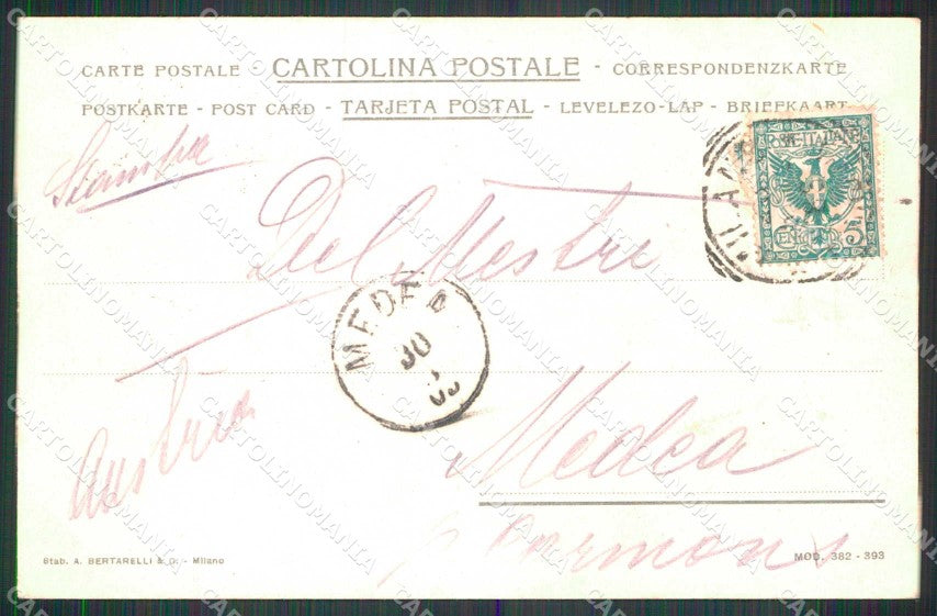 Verbania Varzo Ponte di Crevola Fernet Branca Pubblicitaria cartolina RT1032 – retro