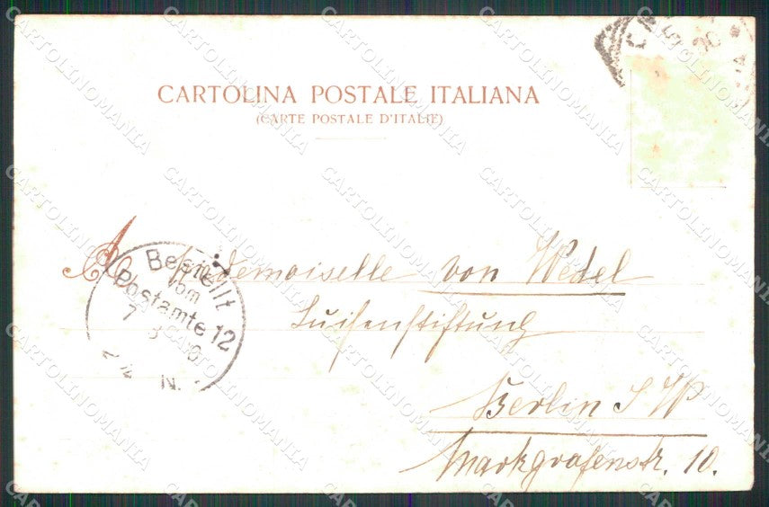 Imperia Sanremo Popolane al Lavatoio Modiano 814 cartolina RT1036 – retro