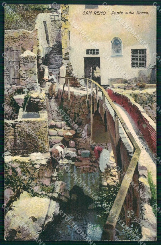 Imperia Sanremo Ponte sulla Rocca cartolina RT1037 – fronte