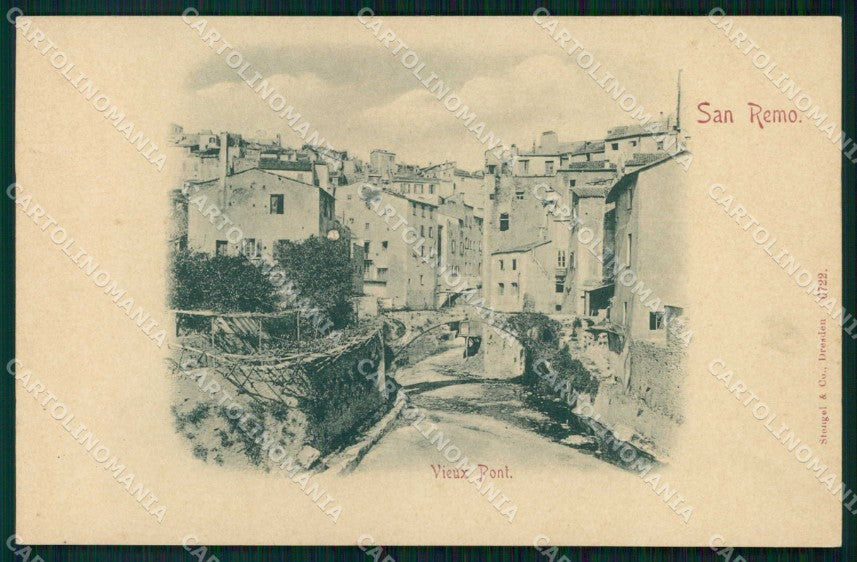 Imperia Sanremo Ponte Vecchio Stengel 6722 cartolina RT1042 – fronte