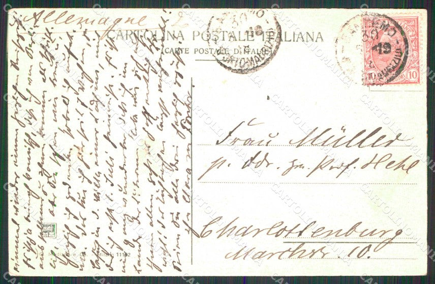 Imperia Sanremo Via San Giuseppe Modiano 11102 cartolina RT1045 – retro