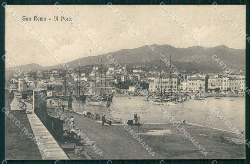 Imperia Sanremo Porto Barche Alterocca 20600 cartolina RT1047 – fronte