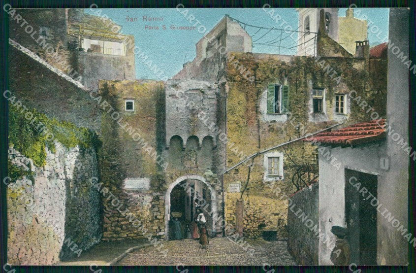 Imperia Sanremo Porta San Giuseppe Trenkler 17 cartolina RT1054 – fronte