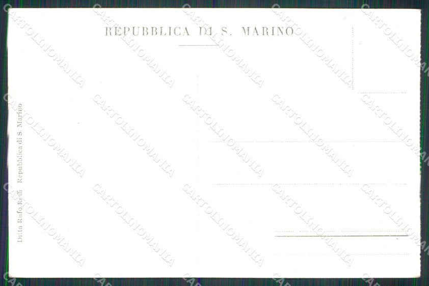 San Marino Città Via Belluzzi cartolina RT1103 – retro