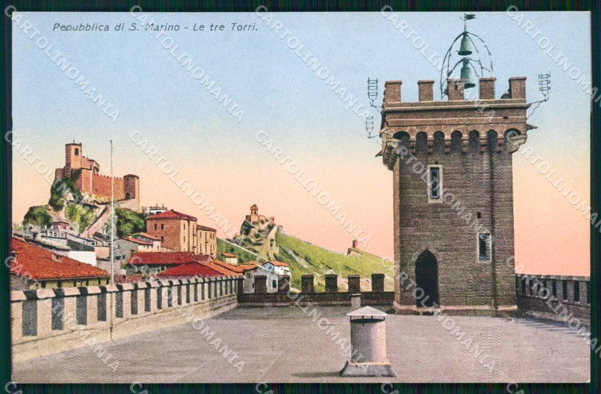 San Marino Città Tre Torri cartolina RT1106 – fronte