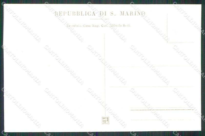 San Marino Città Costume dei Capitani Reggenti cartolina RT1112 – retro