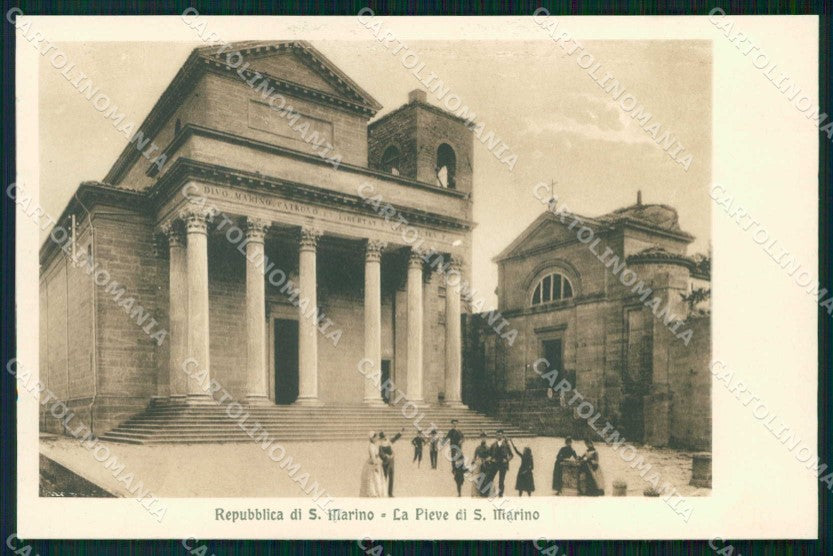 San Marino Città Pieve cartolina RT1117 – fronte