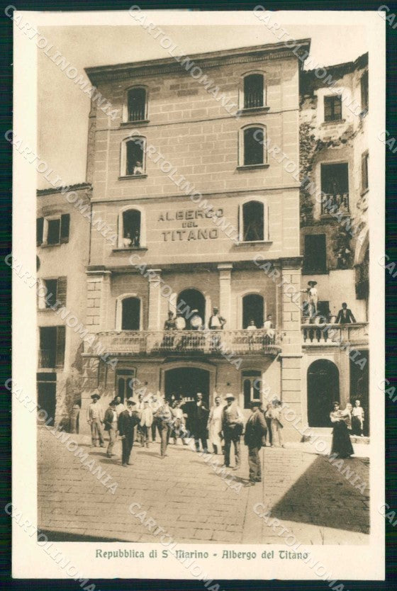 San Marino Città Albergo del Titano cartolina RT1118 – fronte