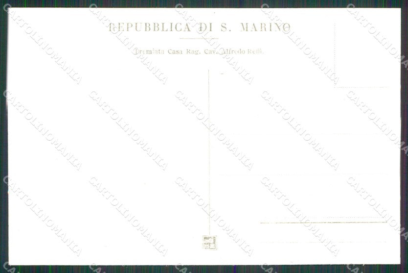 San Marino Città Albergo del Titano cartolina RT1118 – retro