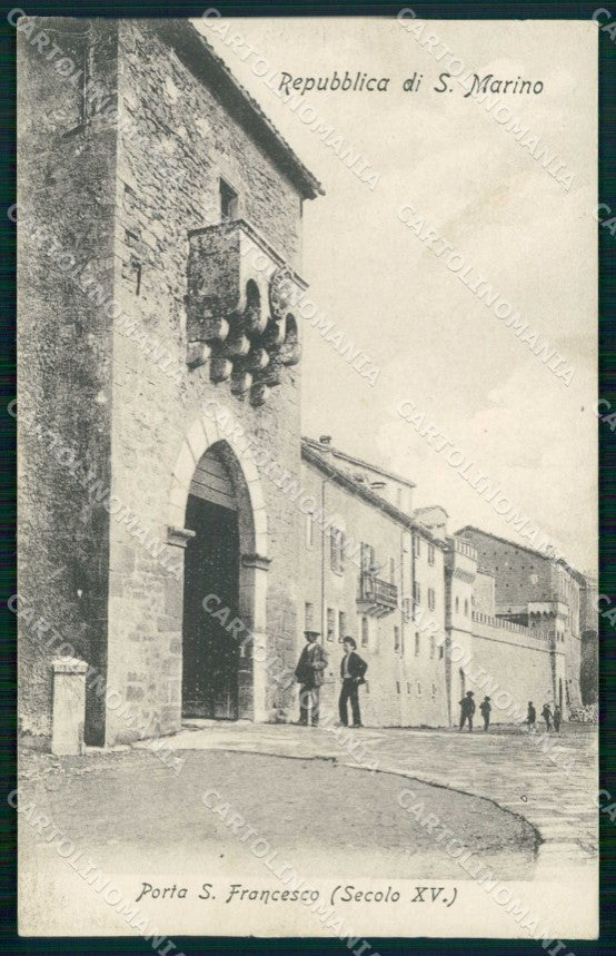 San Marino Città Porta San Francesco cartolina RT1119 – fronte