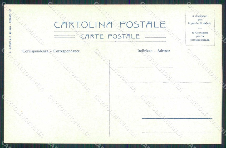 Siracusa Città Wieland cartolina RT1135 – retro