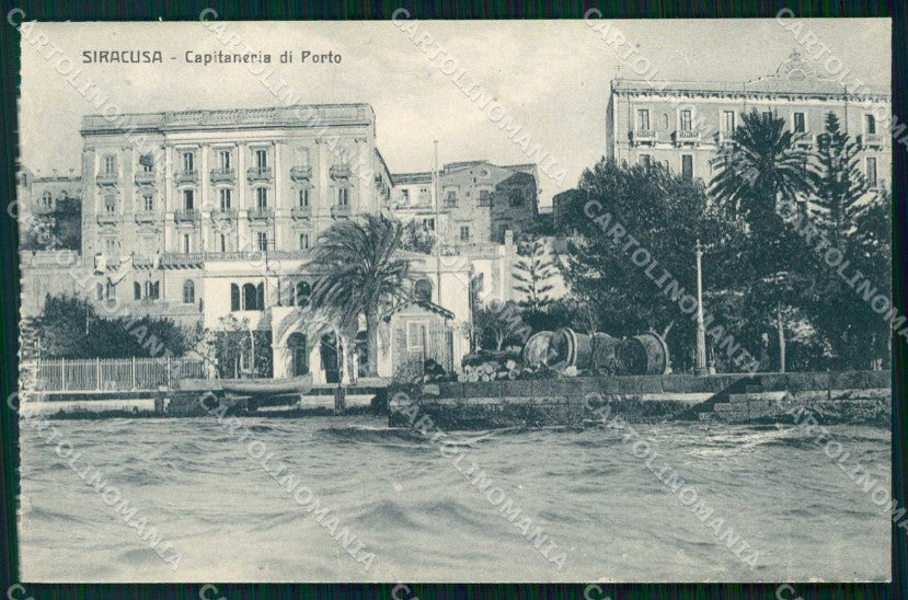 Siracusa Città Capitaneria di Porto cartolina RT1145 – fronte