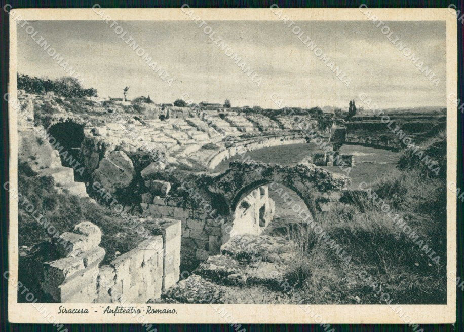 Siracusa Città Anfiteatro Romano FG Foto cartolina RT1184 – fronte