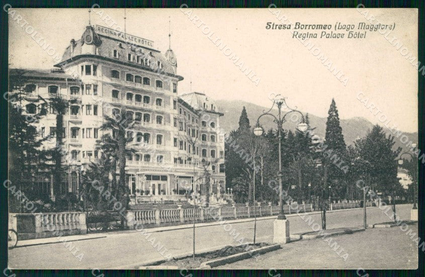 Verbania Stresa Regina Palace Hotel cartolina RT1198 – fronte