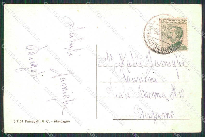 Verbania Stresa Lago Maggiore cartolina RT1199 – retro