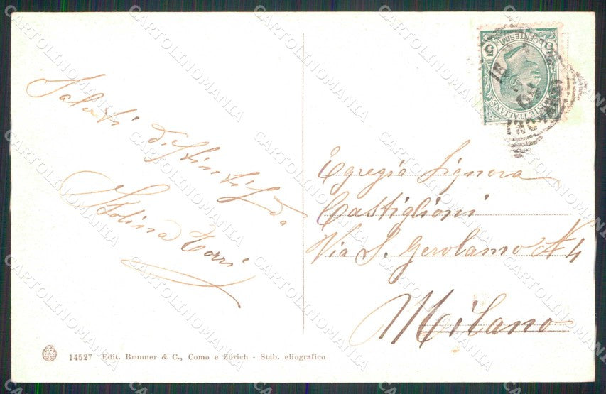 Verbania Stresa Regina Grand Hotel Brunner 14527 cartolina RT1205 – retro