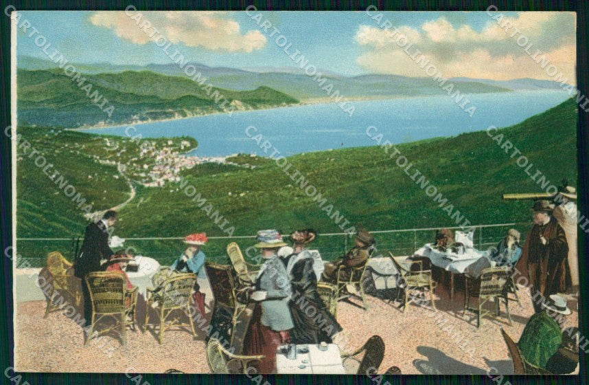 Genova Santa Margherita Ligure Terrazza con Tavolini cartolina RT1208 – fronte