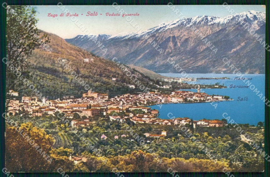 Brescia Salò Lago di Garda Brunner 205 1 cartolina RT1235 – fronte