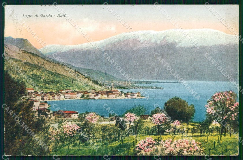 Brescia Salò Lago di Garda cartolina RT1240 – fronte