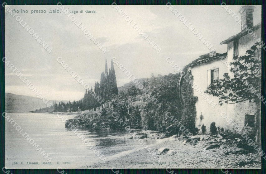 Brescia Salò Lago di Garda Molino cartolina RT1241 – fronte