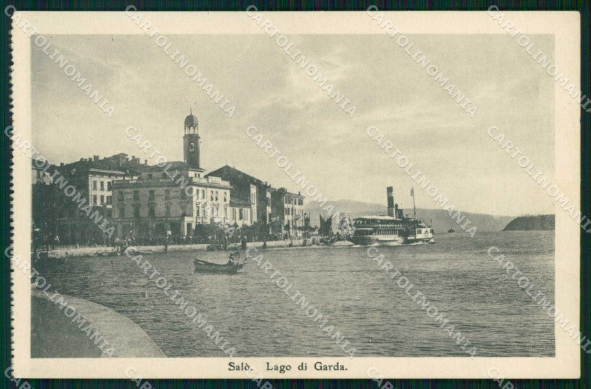 Brescia Salò Lago di Garda Imbarcadero cartolina RT1245 – fronte